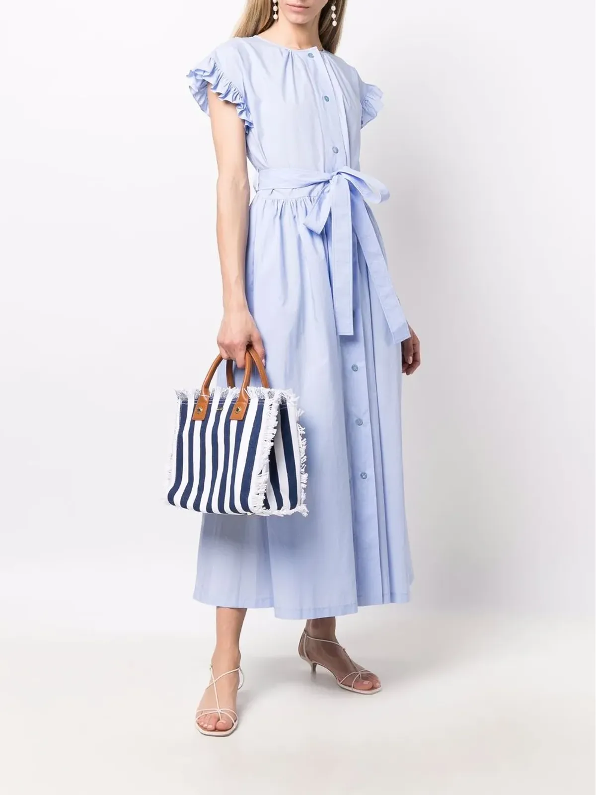 Melissa Odabash Porto Cervoストライプ トートバッグ - 画像2