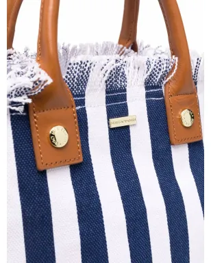 Melissa Odabash Porto Cervoストライプ トートバッグ - サムネイル4