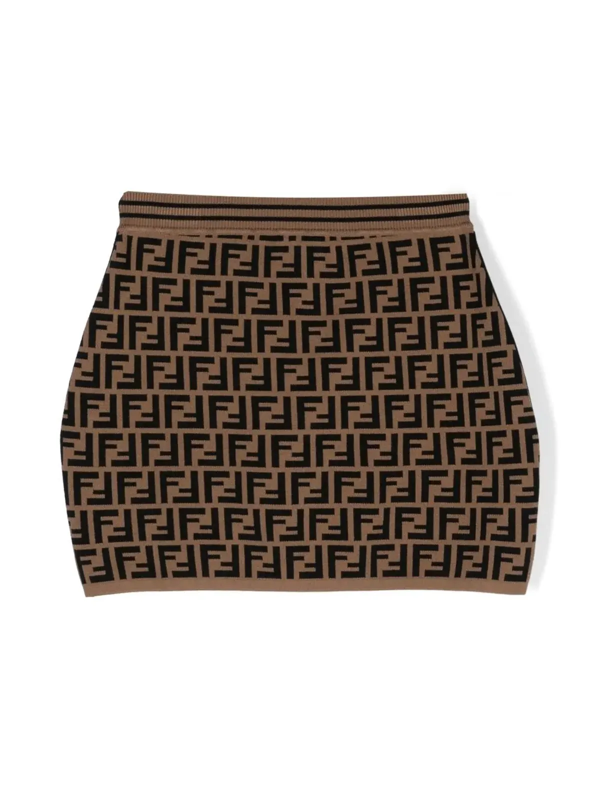 Fendi Kids FFニットミニスカート - 画像2