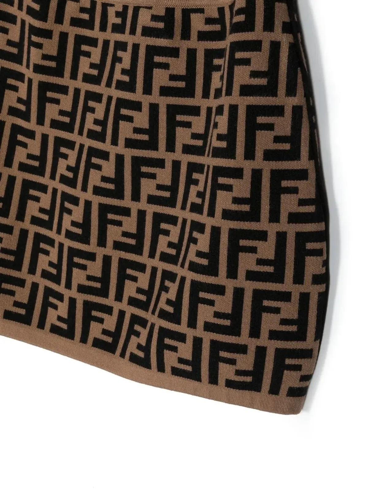 Fendi Kids FFニットミニスカート - 画像3