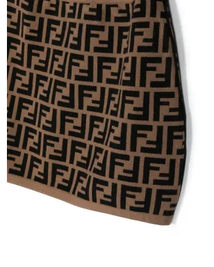 Fendi Kids FFニットミニスカート - サムネイル3