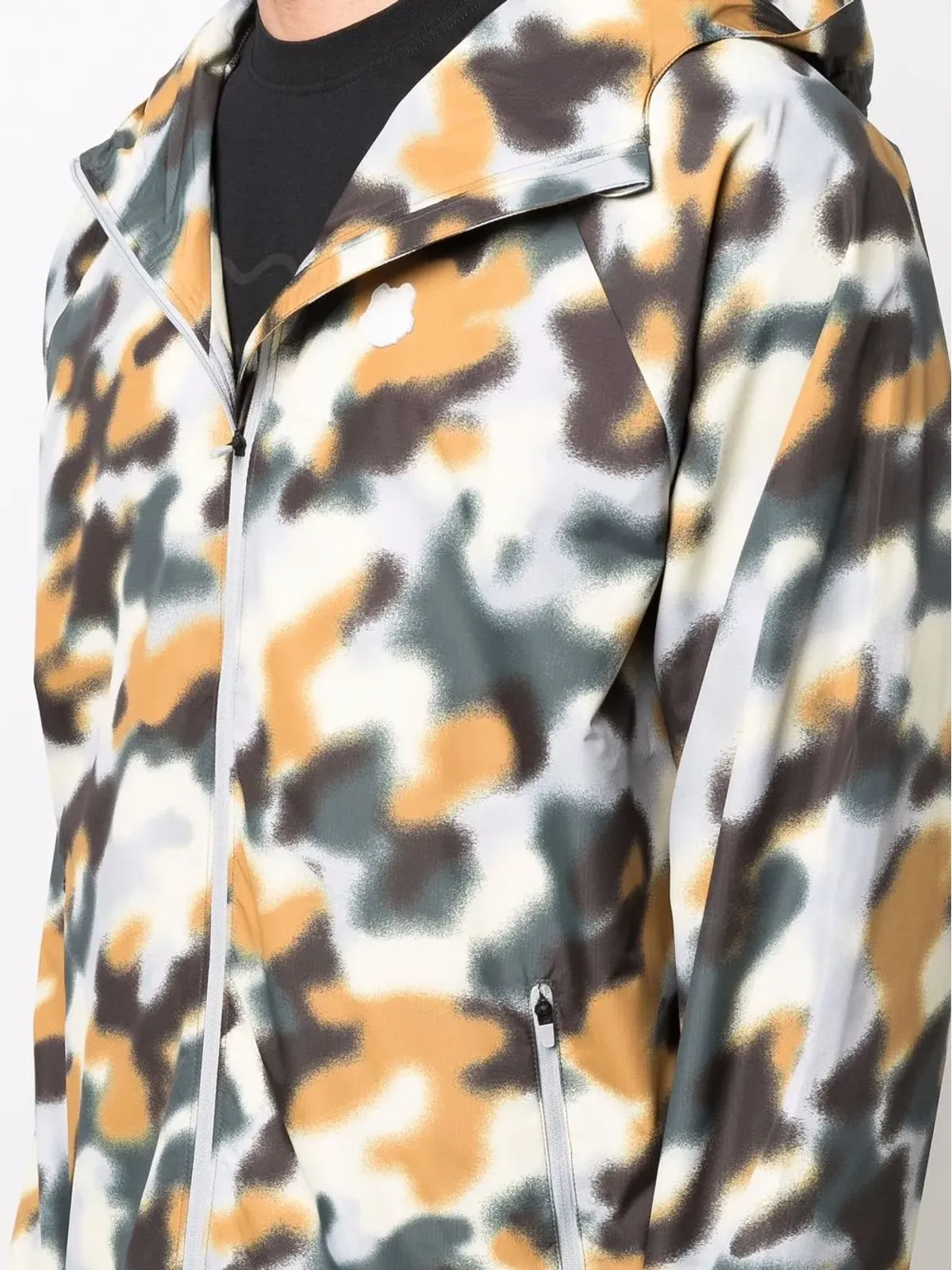 Kenzo ぼやけた迷彩の軽量ジャケット - 画像5