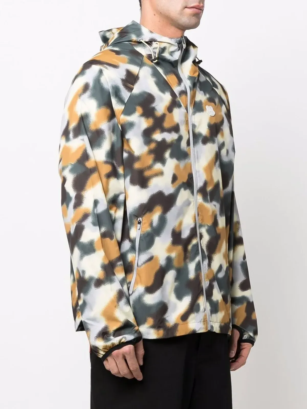 Kenzo ぼやけた迷彩の軽量ジャケット - 画像3