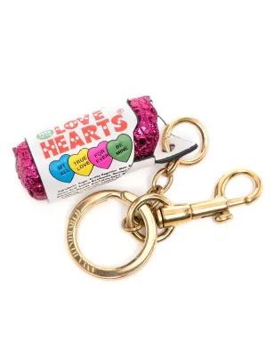 Anya Hindmarch ラブハーツ レザー キーホルダー - サムネイル2