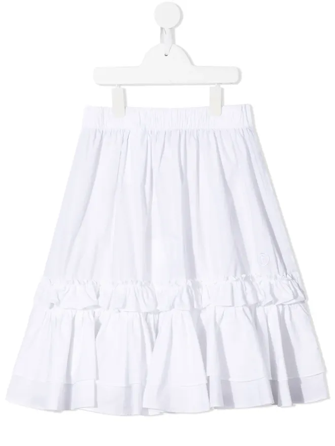 MM6 Maison Margiela Kids MM6 Maison Margiela Kids ツートーン・フリルスカートの商品画像