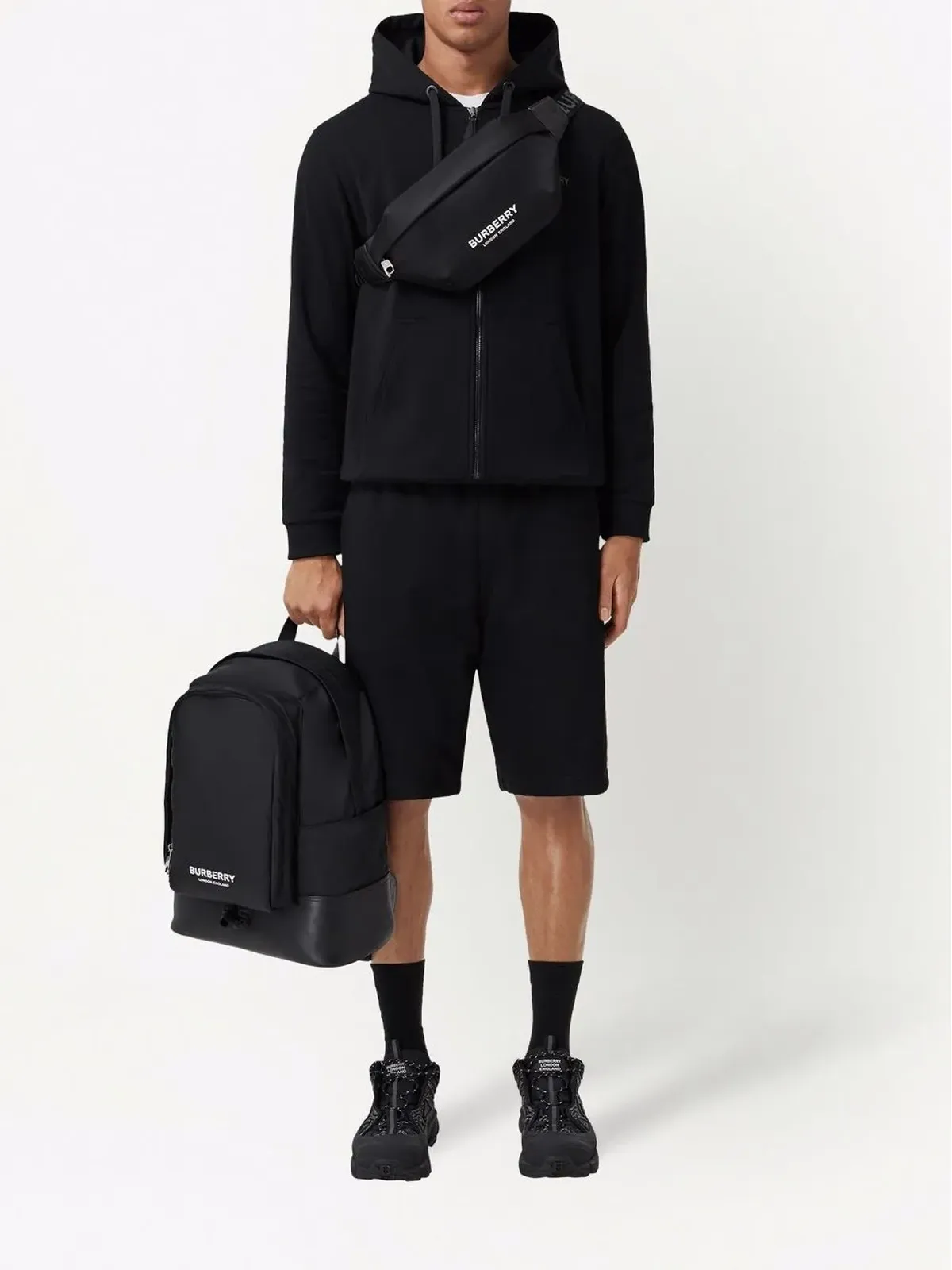 Burberry ロゴプリント Sonny ベルトバッグ - 画像2