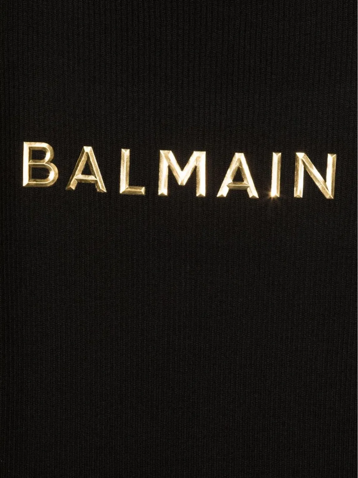 Balmain Kids TEEN ロゴプリント ノースリーブドレス ブラック - 画像3