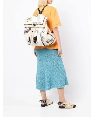 CHANEL Pre-Owned 1992 キルテッド タオリング バックパック - サムネイル2