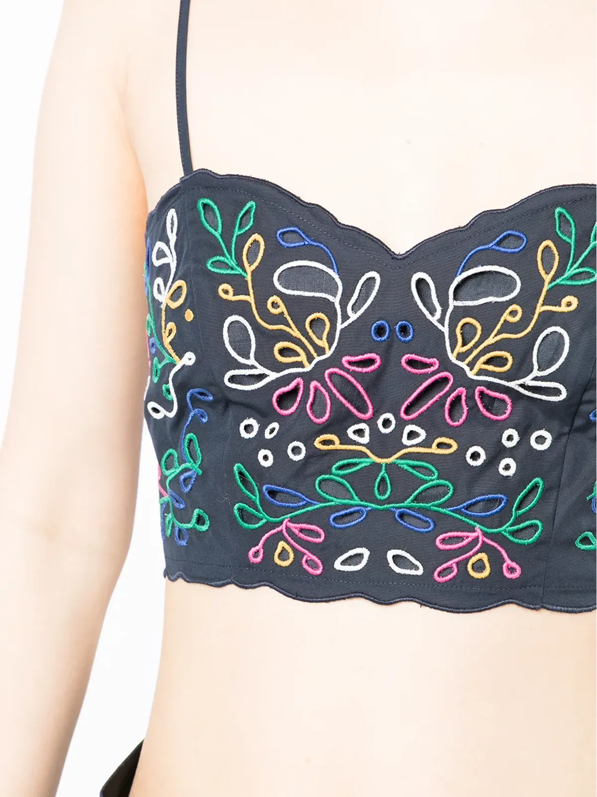 Chloé 刺繍入りコットン・トップ - 画像5