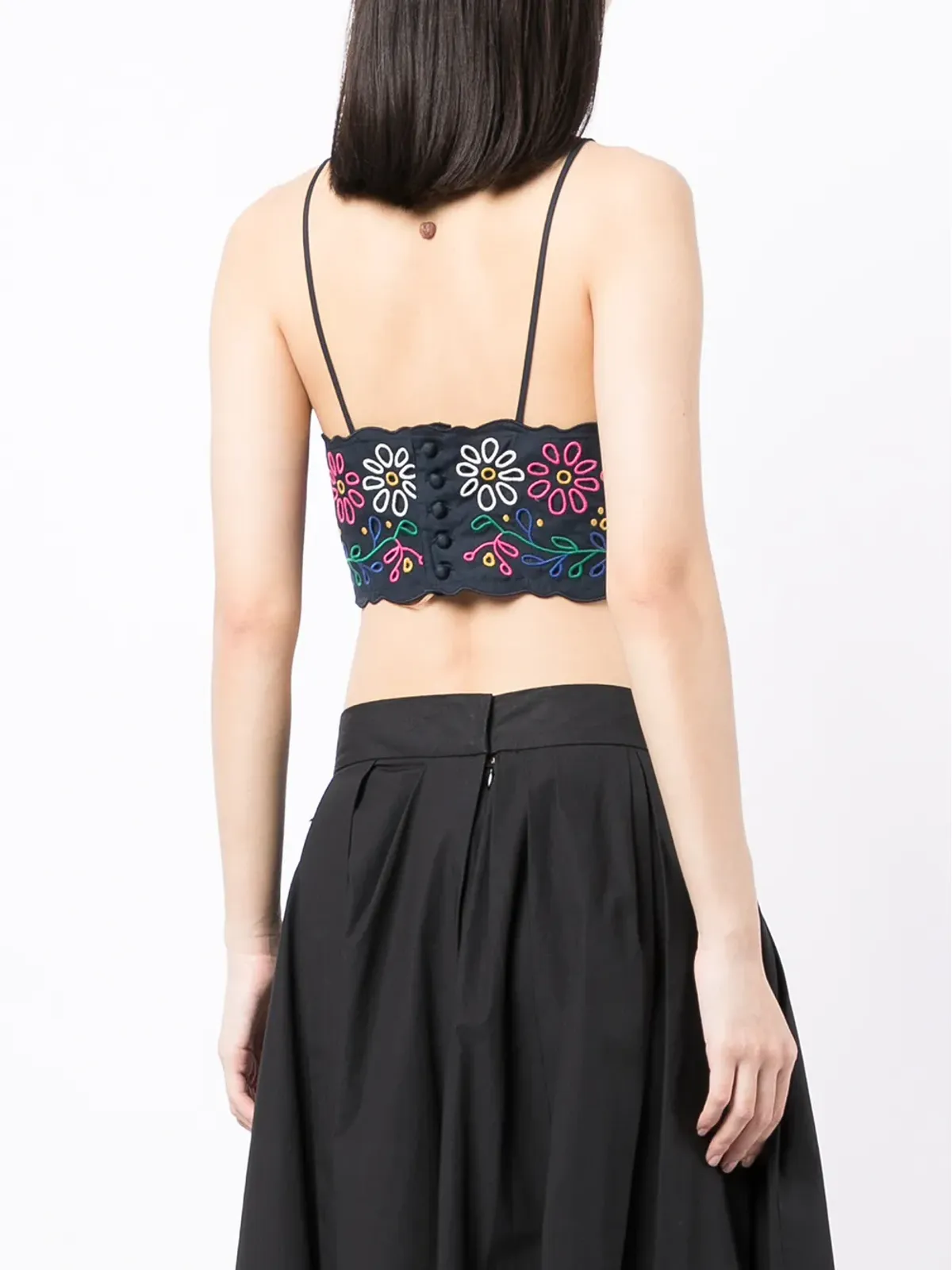 Chloé 刺繍入りコットン・トップ - 画像4