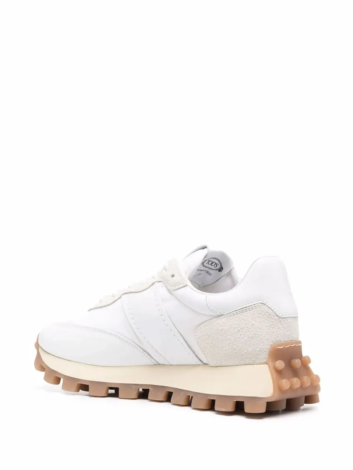 Tod's パネルド レースアップスニーカー ホワイト - 画像3