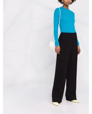 Jil Sander ハイウエスト・ワイドレッグパンツ - サムネイル2