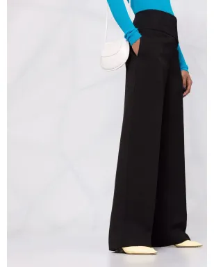 Jil Sander ハイウエスト・ワイドレッグパンツ - サムネイル3