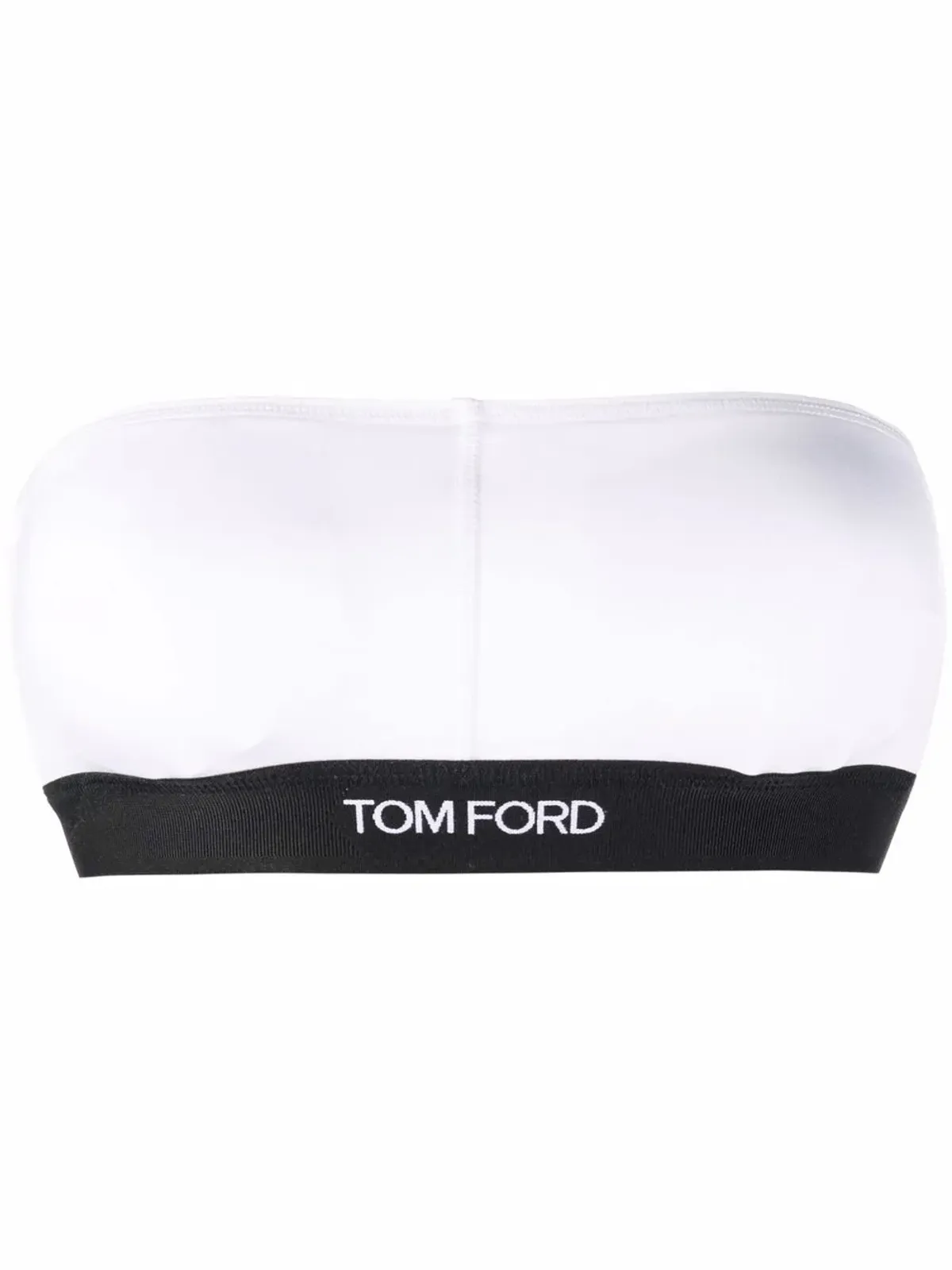 TOM FORD ツートーン バンドゥ ブラ - 画像1