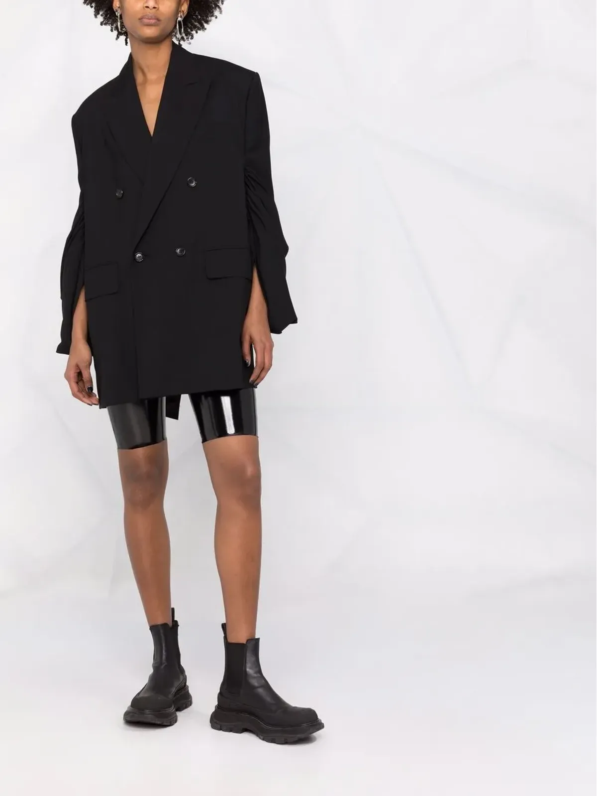 Alchemy x Lia Aram グロッシー サイクリングショーツ - 画像2