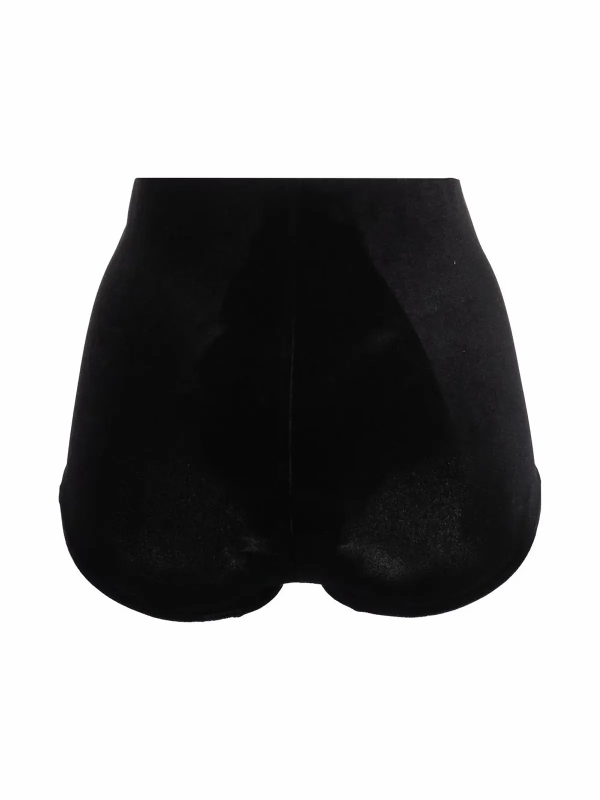 Alchemy x Lia Aram high-waisted velvet briefs - Black - 画像2