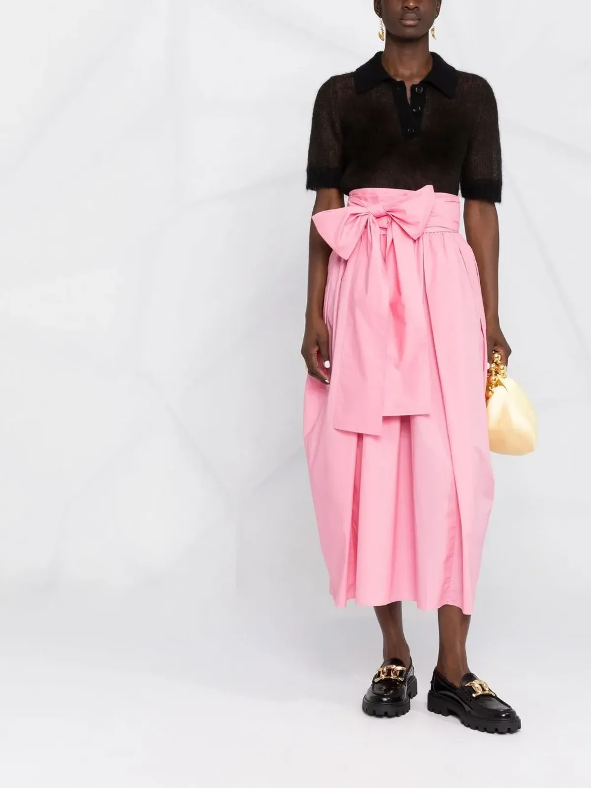 Cecilie Bahnsen Junita poplin tulip skirt - Pink - 画像2