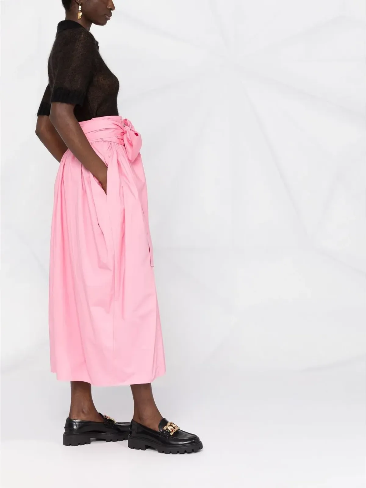 Cecilie Bahnsen Junita poplin tulip skirt - Pink - 画像4