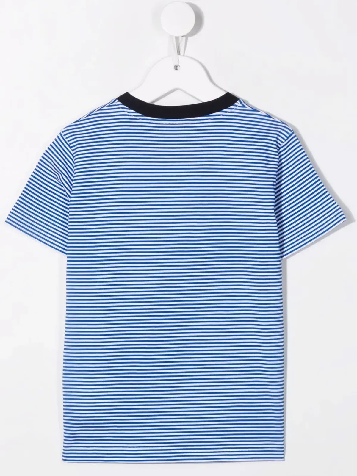 Moncler Enfant ロゴプリントストライプTシャツ - 画像2