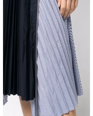 sacai ハイウエストパネルドプリーツスカート - サムネイル5