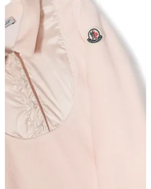 Moncler Enfant ロゴパッチ長袖ドレス - ピンク - サムネイル3