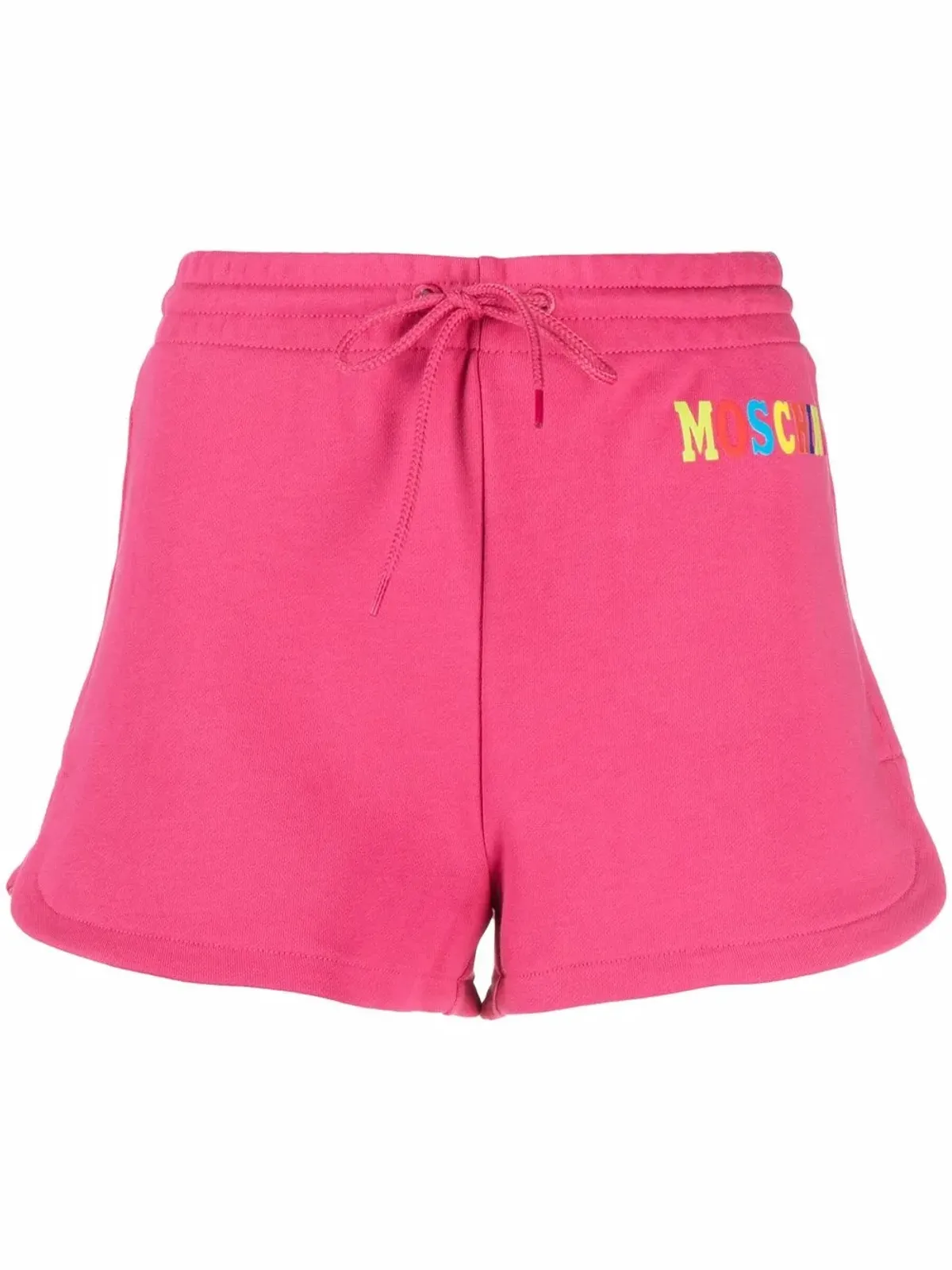 Moschino ロゴプリント トラックショーツ - ピンク - 画像1