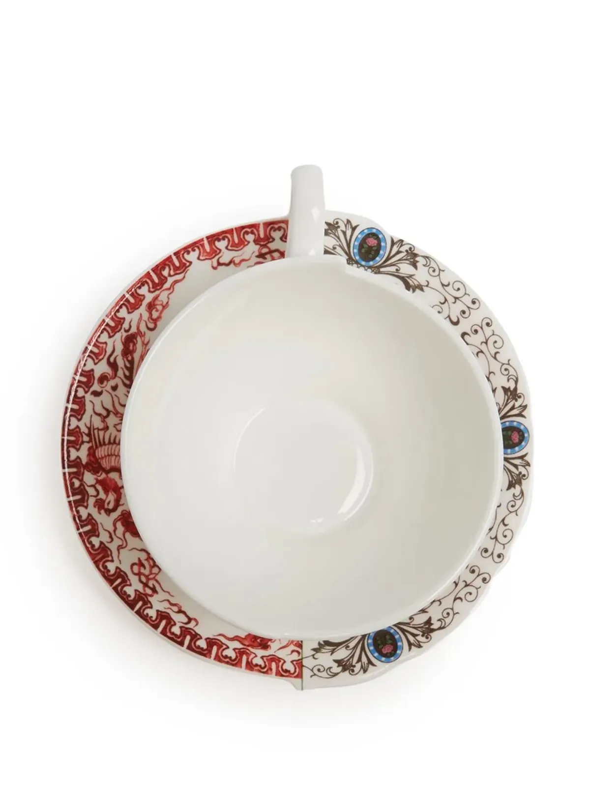 Seletti ハイブリッド ゾラ ティーカップとソーサー - 画像2