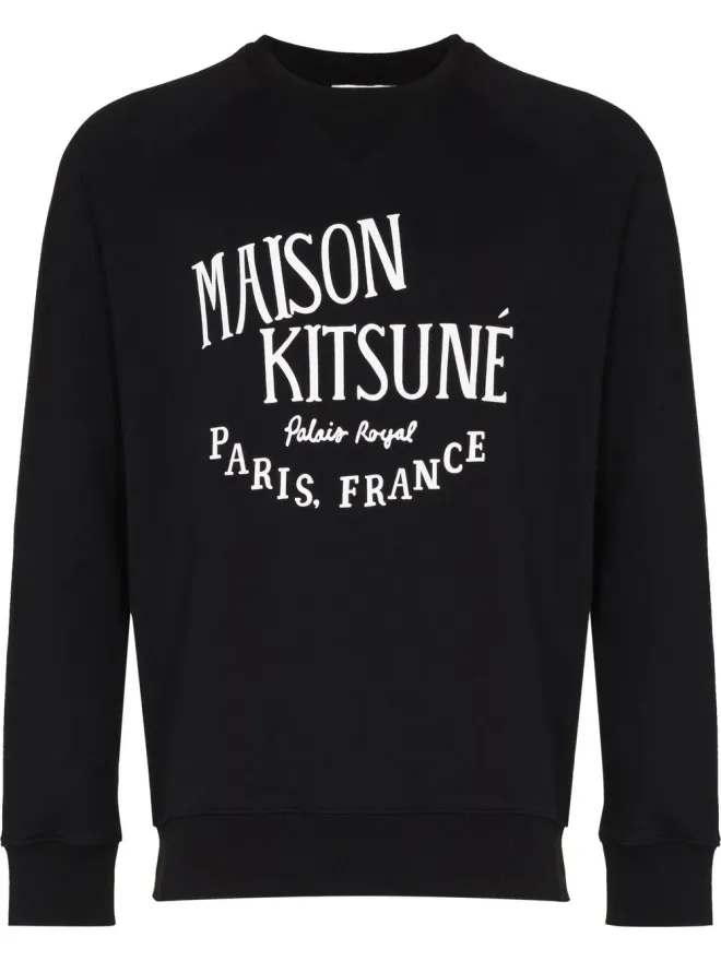 Maison Kitsuné Maison Kitsuné ロゴプリント長袖スウェットシャツの商品画像