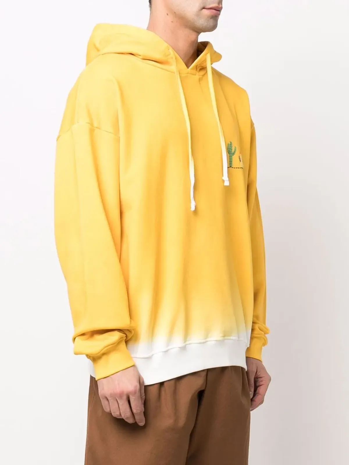 Nick Fouquet 刺繍デザインフーディ - Yellow - 画像3
