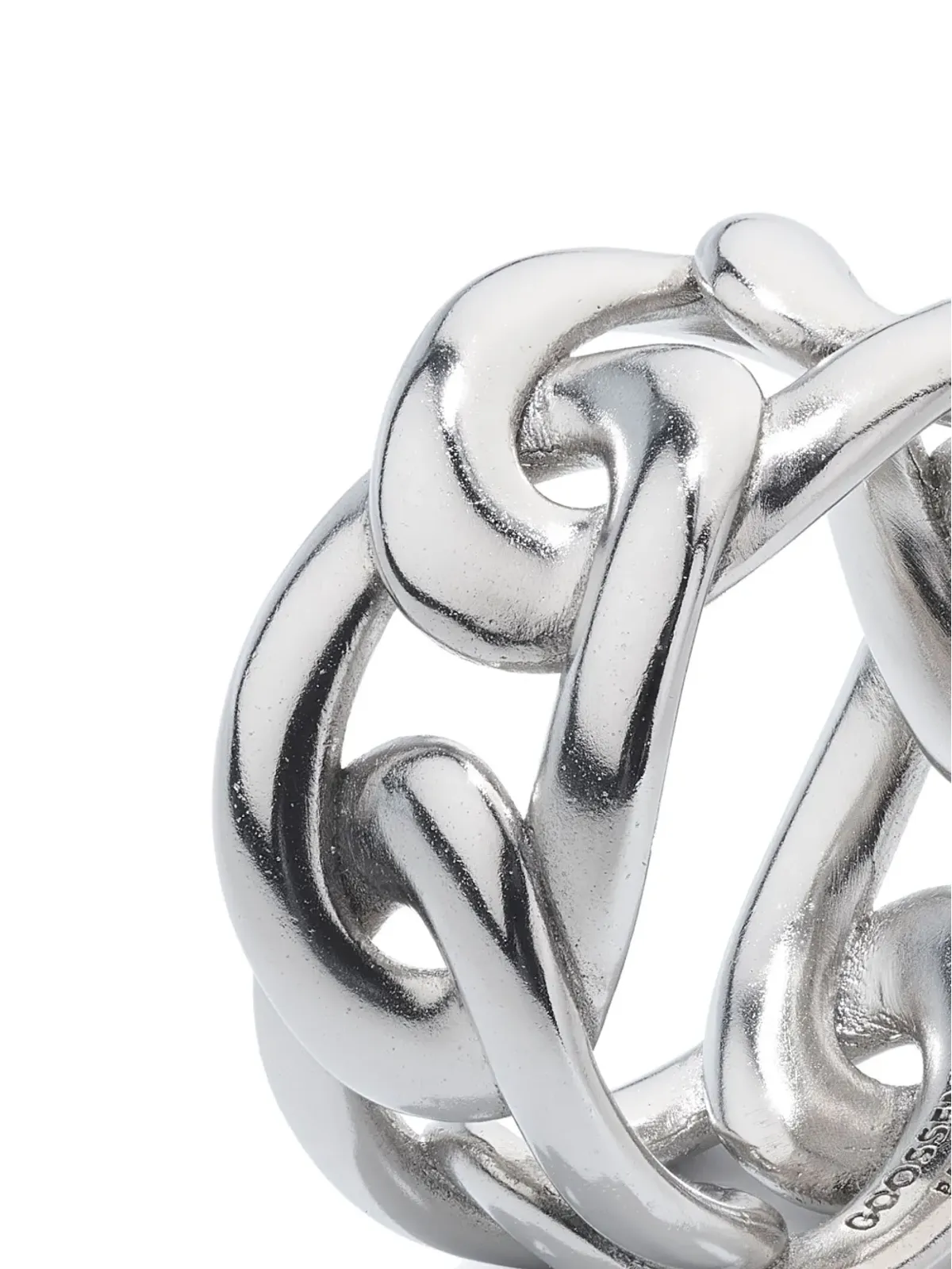 Goossens lhassa chunky-link ring - Silver - 画像2