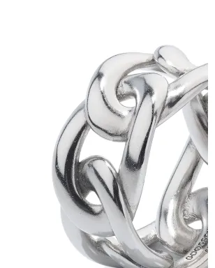 Goossens lhassa chunky-link ring - Silver - サムネイル2