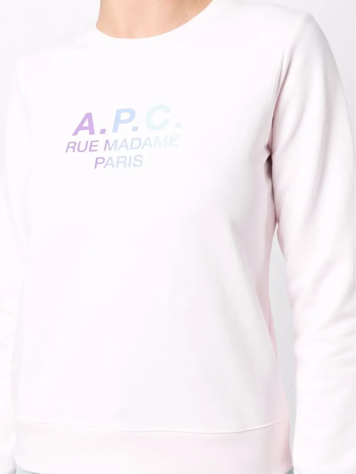 A.P.C. Rue Madame Paris コットン スウェットシャツ - 画像5