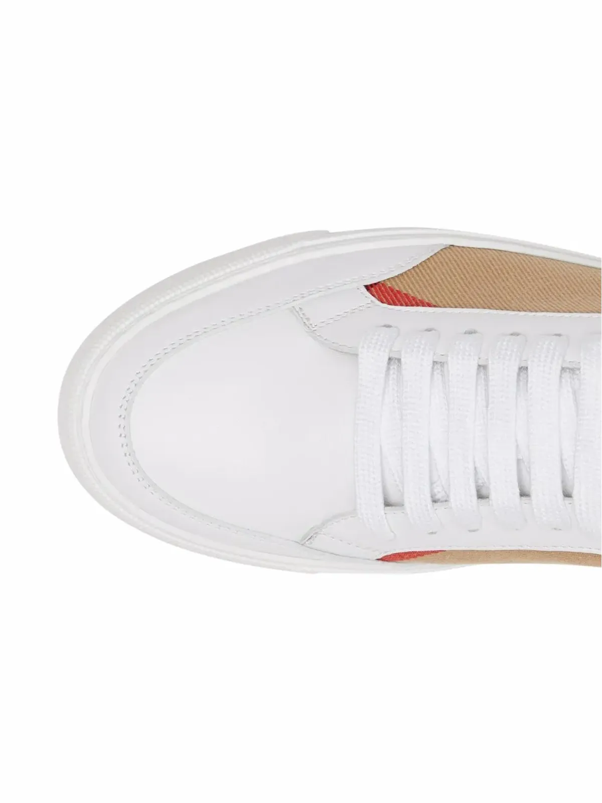 Burberry ハウスチェック ローカットスニーカー - White - 画像5