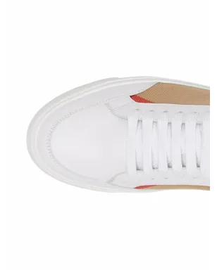 Burberry ハウスチェック ローカットスニーカー - White - サムネイル5