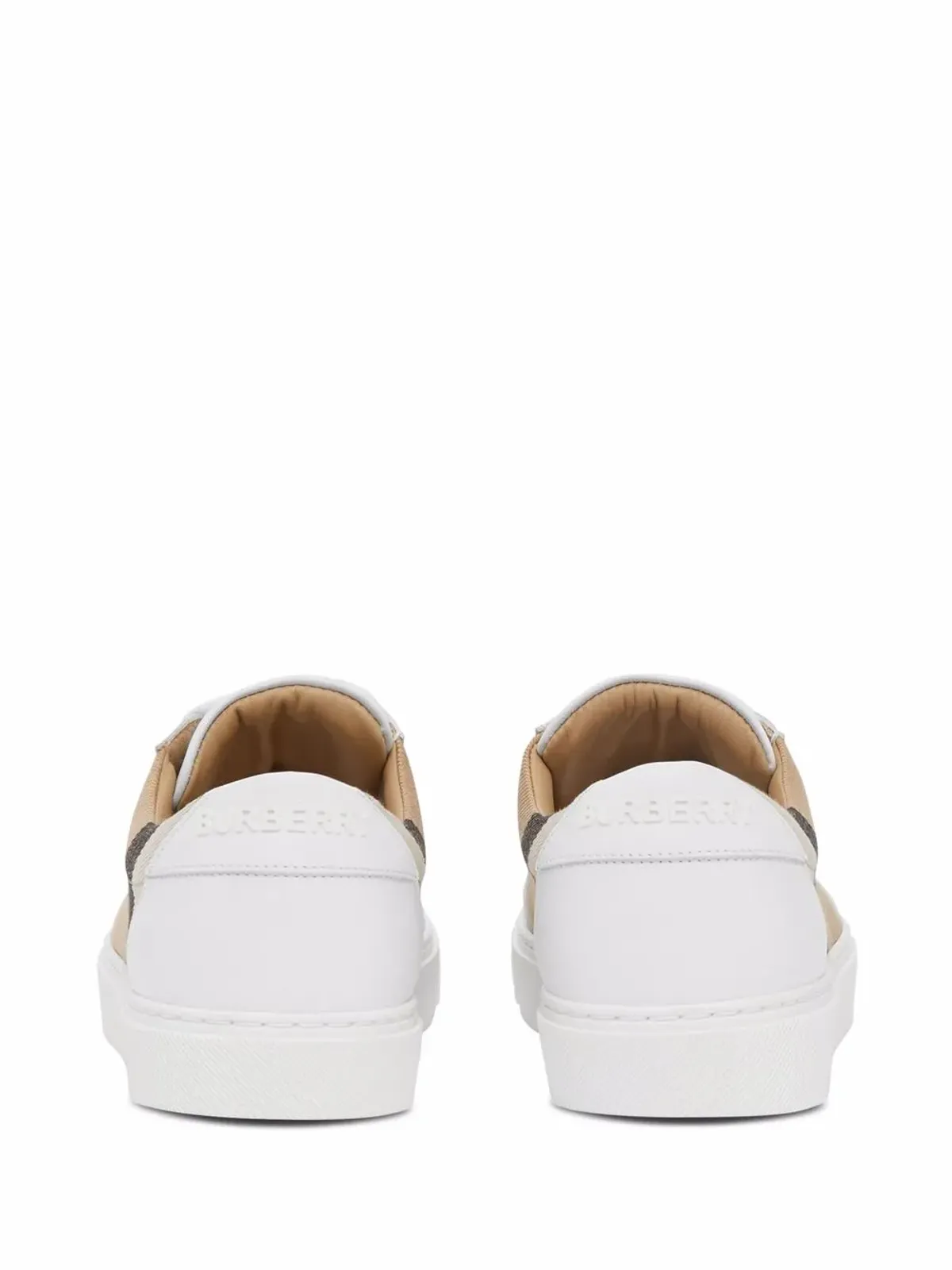 Burberry ハウスチェック ローカットスニーカー - White - 画像3