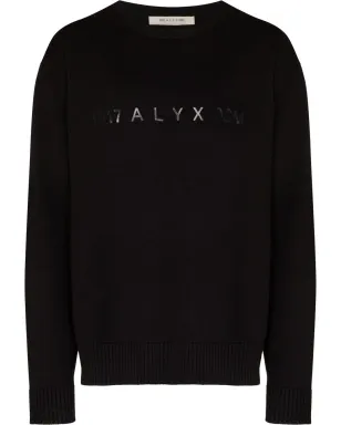 1017 ALYX 9SM ロゴプリント長袖スウェットシャツ ブラック - サムネイル1
