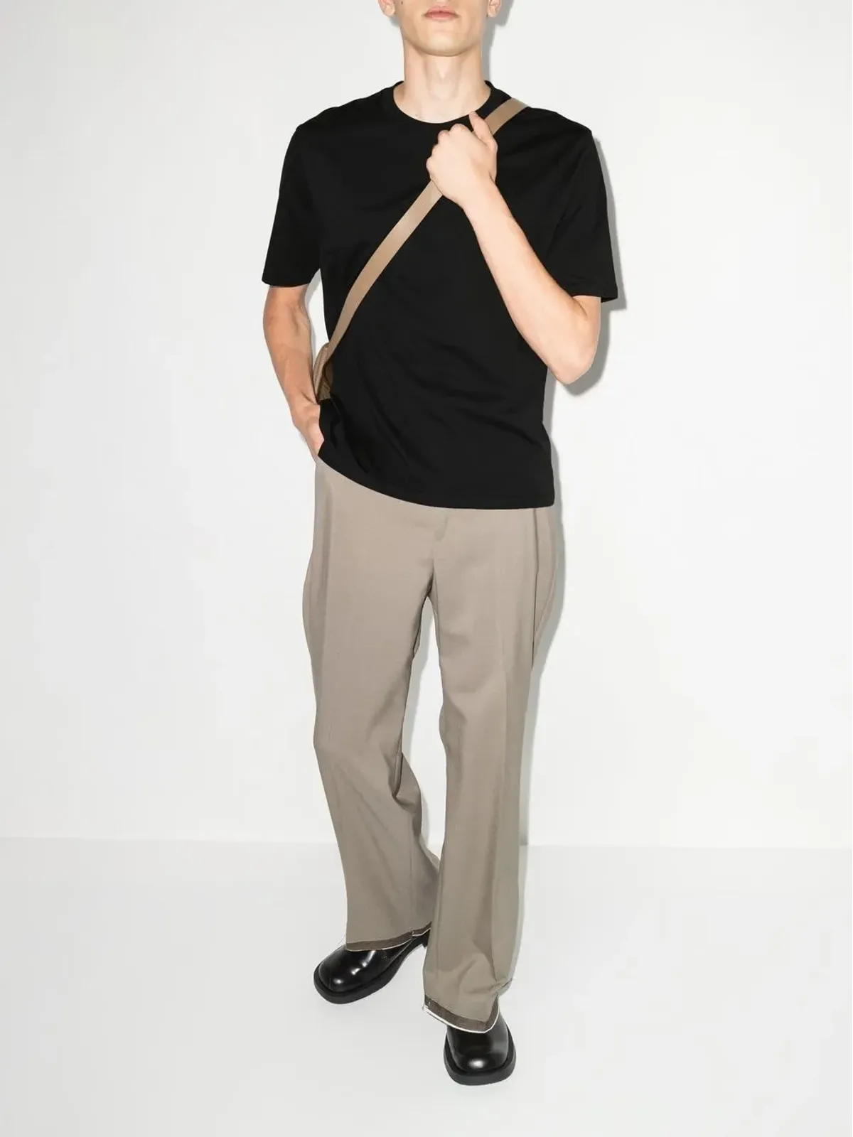 Studio Nicholson クルーネック半袖Tシャツ - 画像2