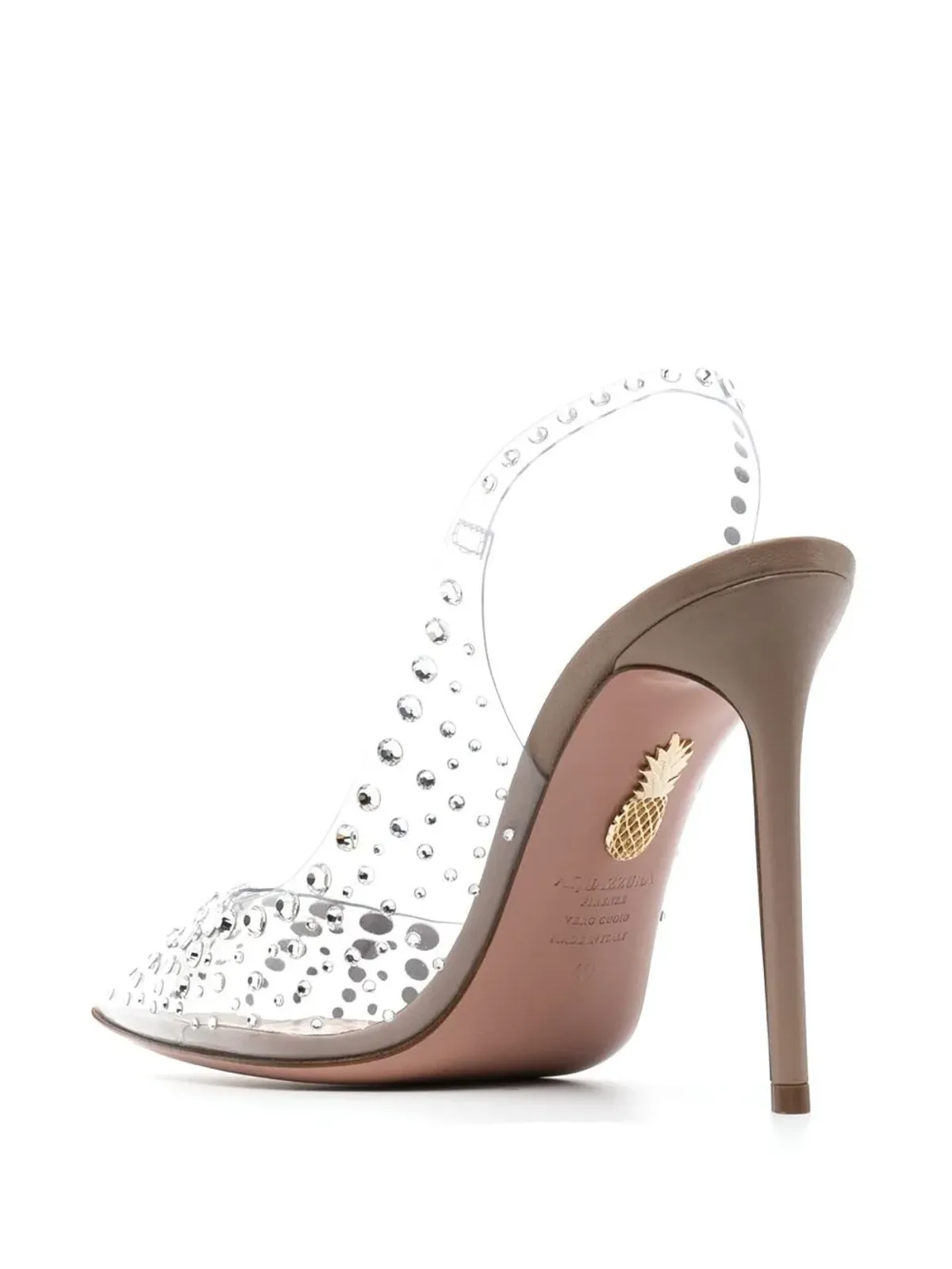 Aquazzura Starburst 105mm ポインテッドトゥパンプス - 画像3