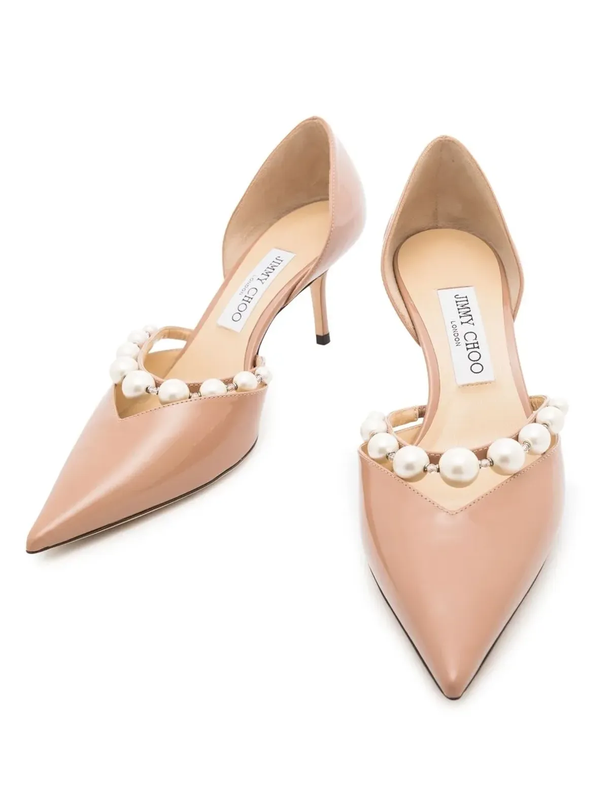 Jimmy Choo アウレリエ パール装飾パンプス - 画像2