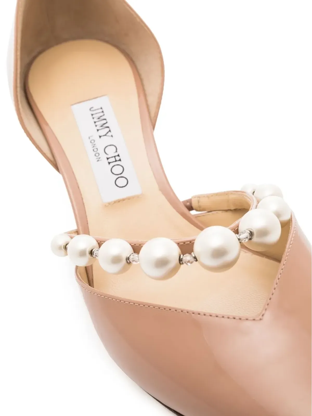 Jimmy Choo アウレリエ パール装飾パンプス - 画像4