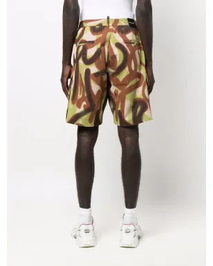 DSQUARED2 スプレー塗装カーゴショーツ - サムネイル4
