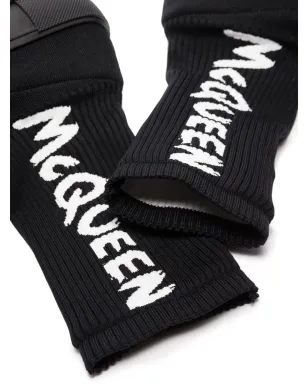 Alexander McQueen トレッドソックスタイルブーツ - ブラック - サムネイル4