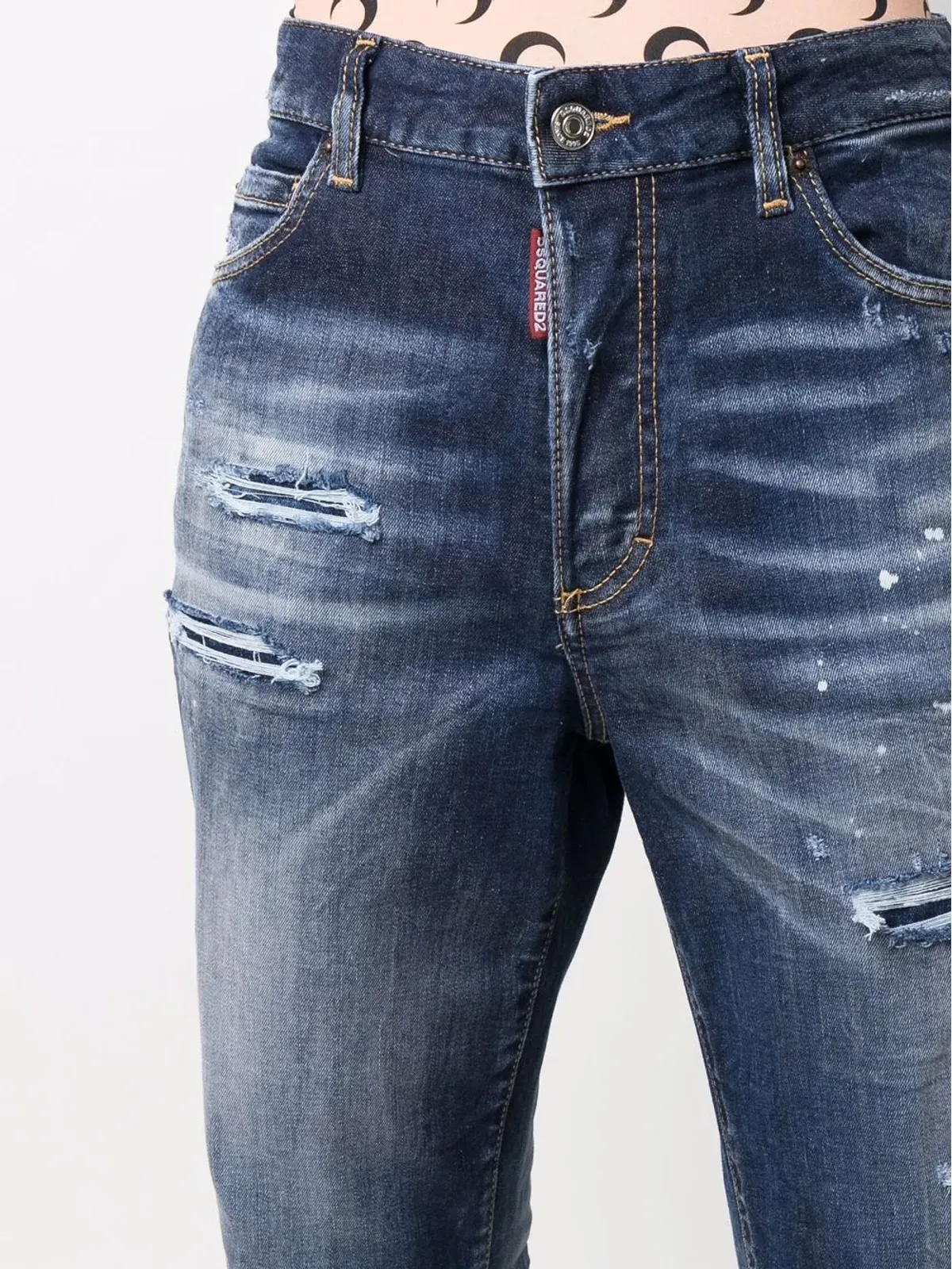 DSQUARED2 ディストレスドハイウエストジーンズ - 画像5