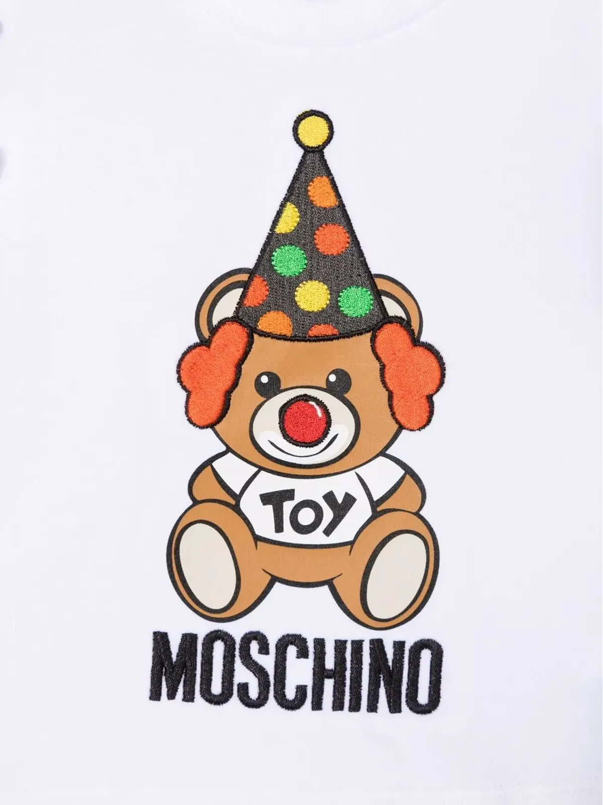 Moschino Kids テディモチーフ・フリルトップ - ホワイト - 画像3
