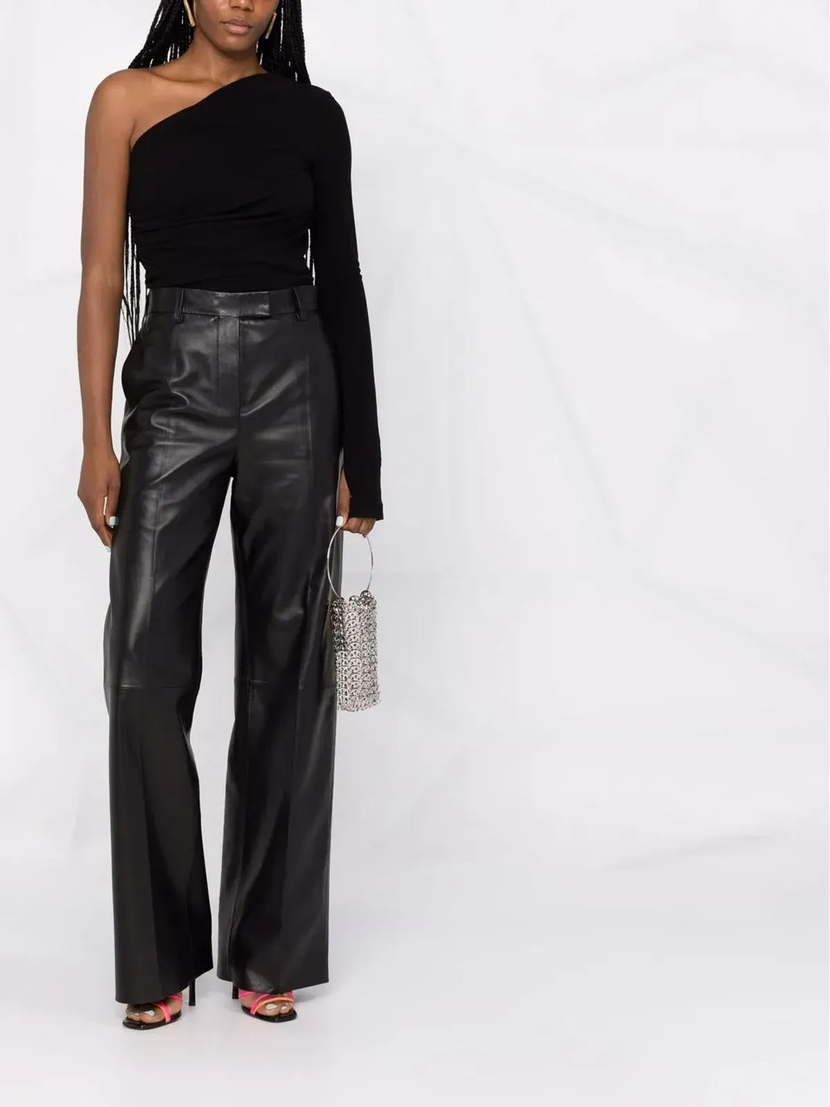 DSQUARED2 ワンショルダー ロングスリーブトップ - 画像2