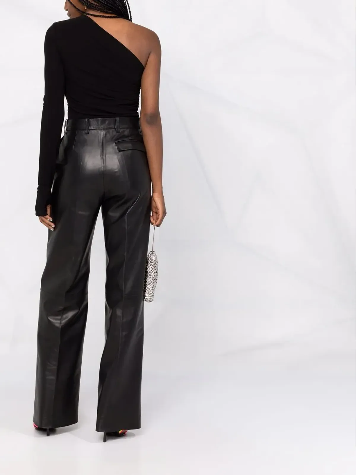 DSQUARED2 ワンショルダー ロングスリーブトップ - 画像4