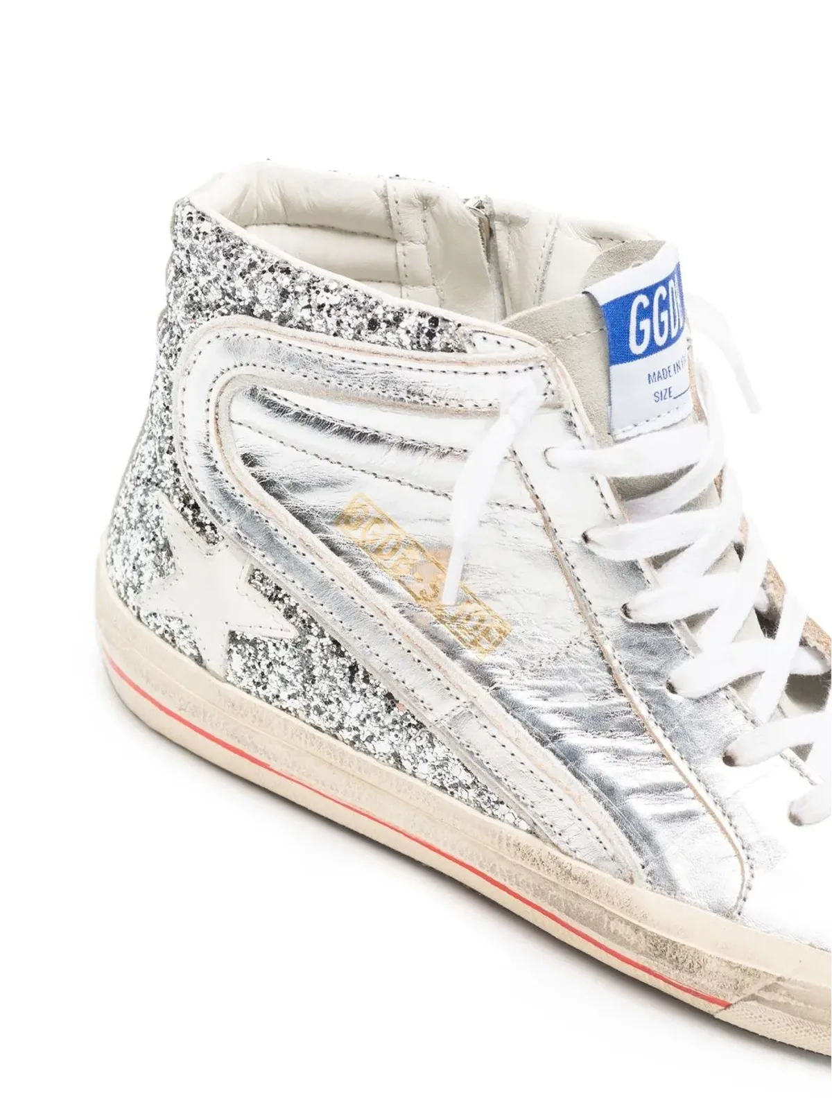 Golden Goose ロゴパッチ レースアップスニーカー - 画像4