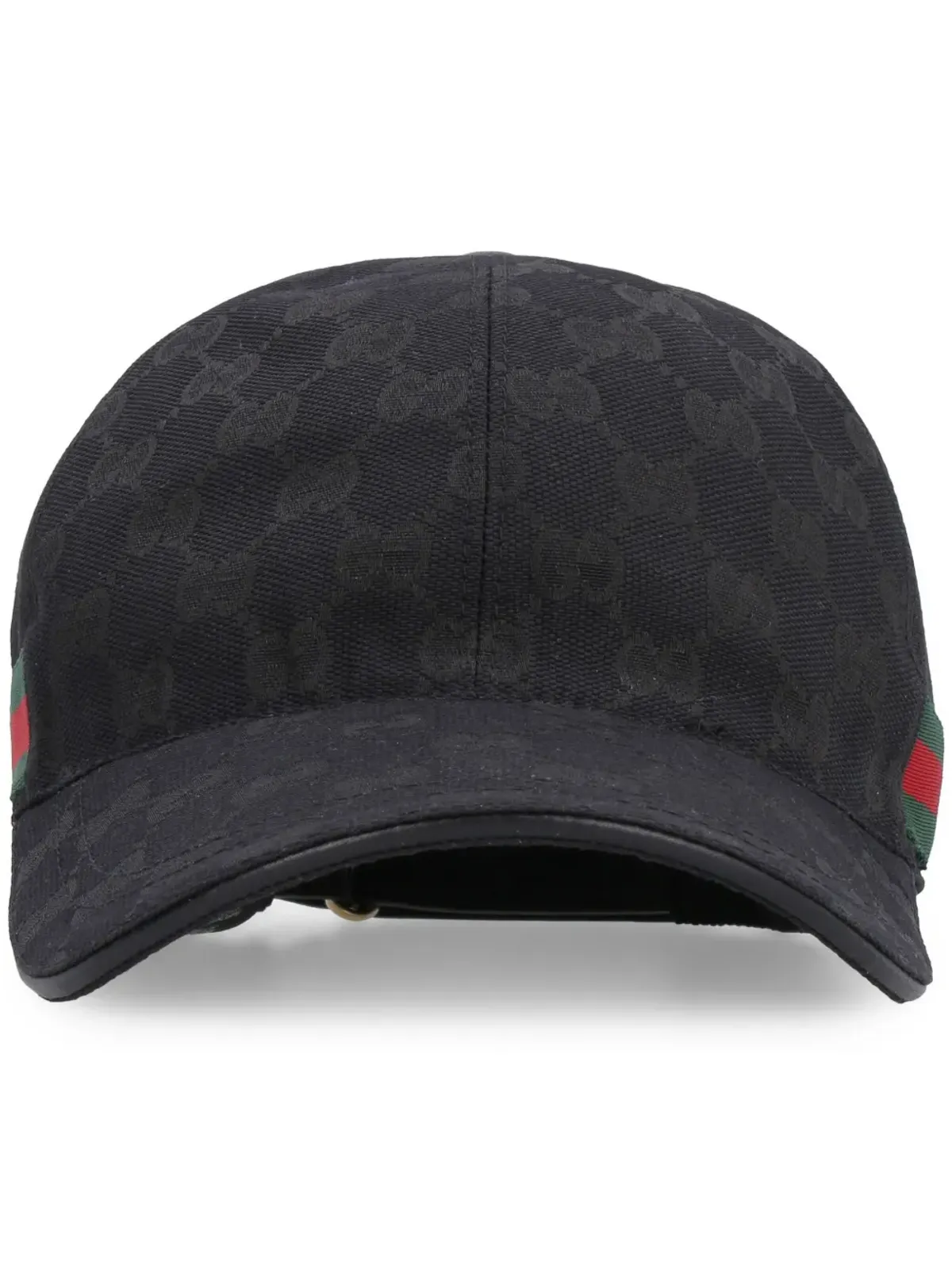 Gucci GG Supreme Web ベースボールキャップ - ブラック - 画像1