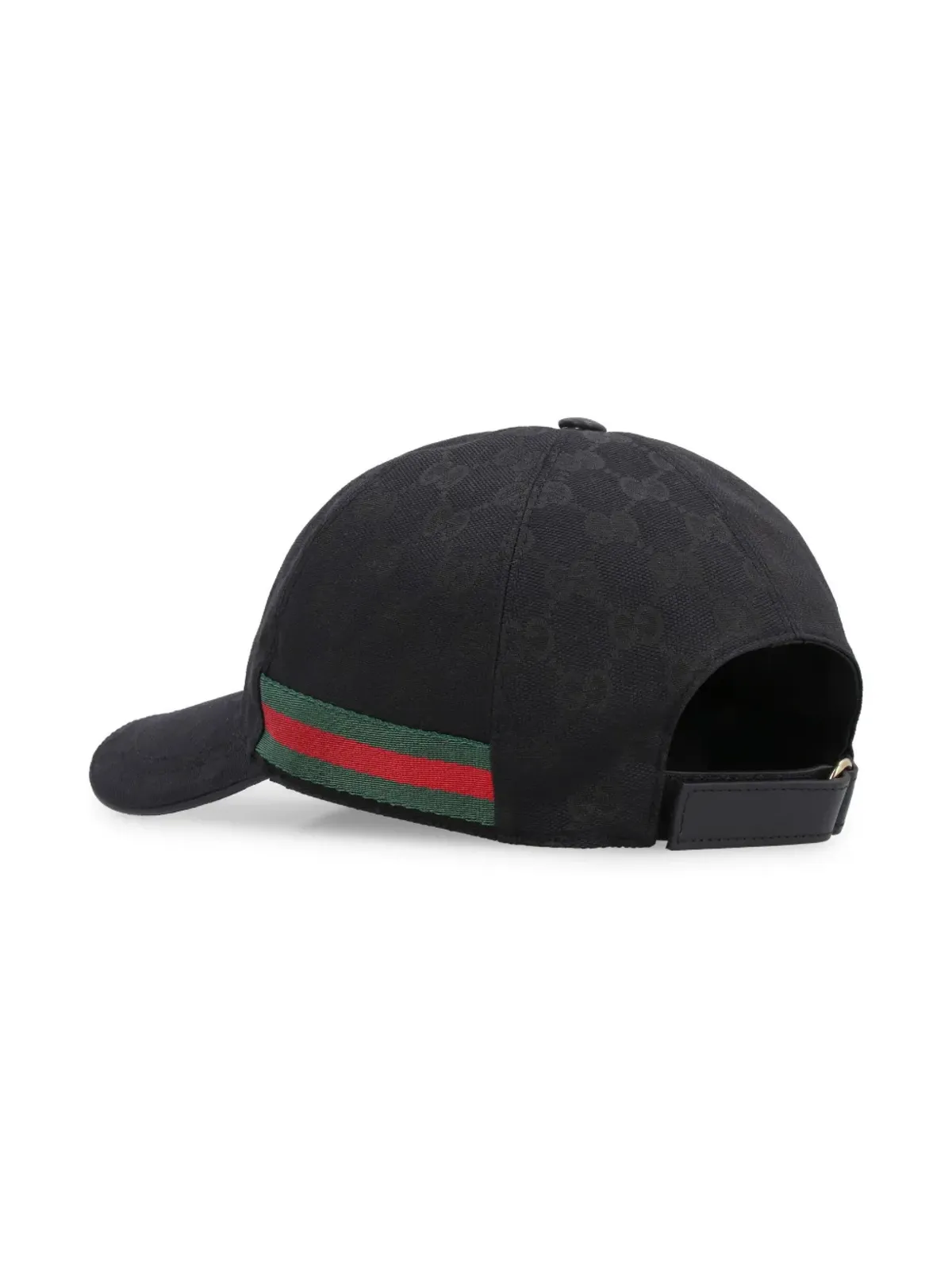 Gucci GG Supreme Web ベースボールキャップ - ブラック - 画像2