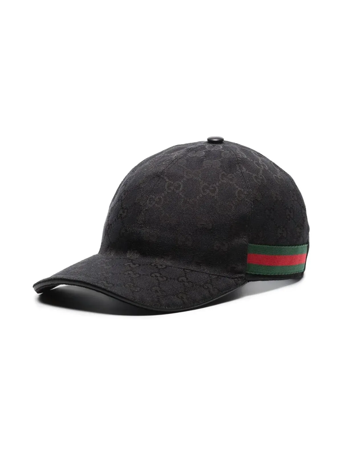 Gucci GG Supreme Web ベースボールキャップ - ブラック - 画像4